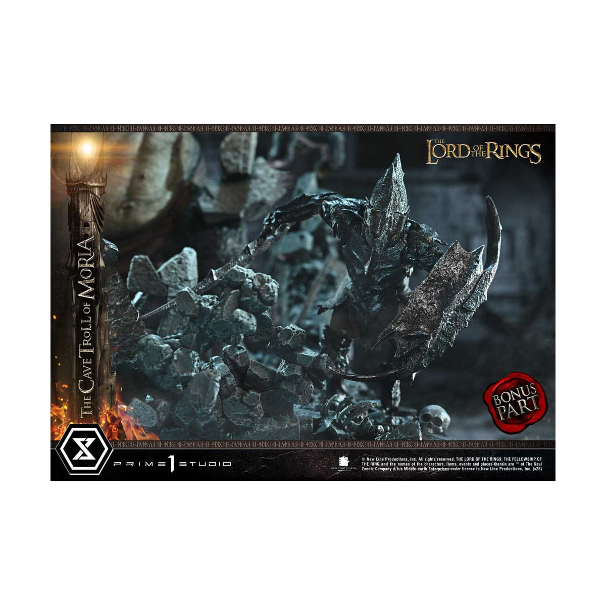Prime 1 Studio - Troll della Caverna di Moria Versione Bonus - Il Signore degli Anelli Serie Premium Masterline 1/6