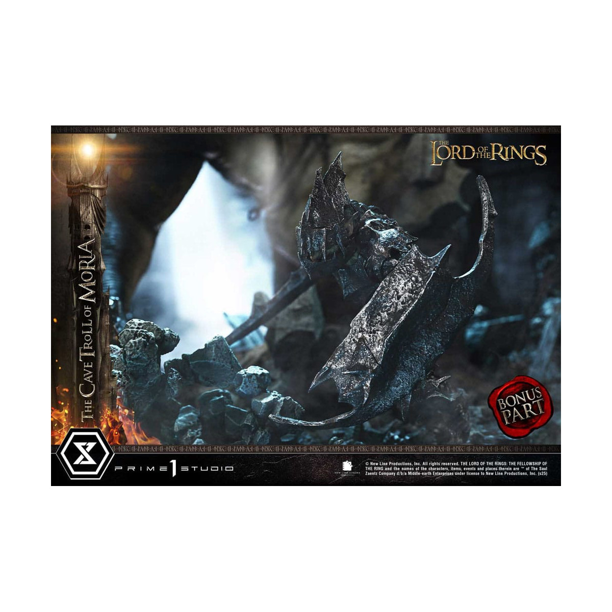 Prime 1 Studio - Troll della Caverna di Moria Versione Bonus - Il Signore degli Anelli Serie Premium Masterline 1/6
