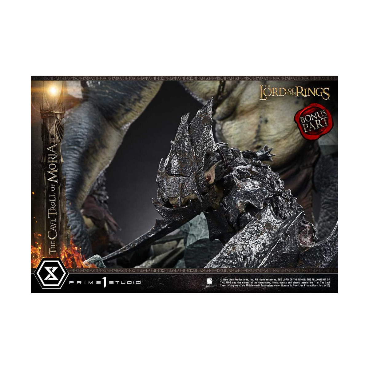Prime 1 Studio - Troll della Caverna di Moria Versione Bonus - Il Signore degli Anelli Serie Premium Masterline 1/6