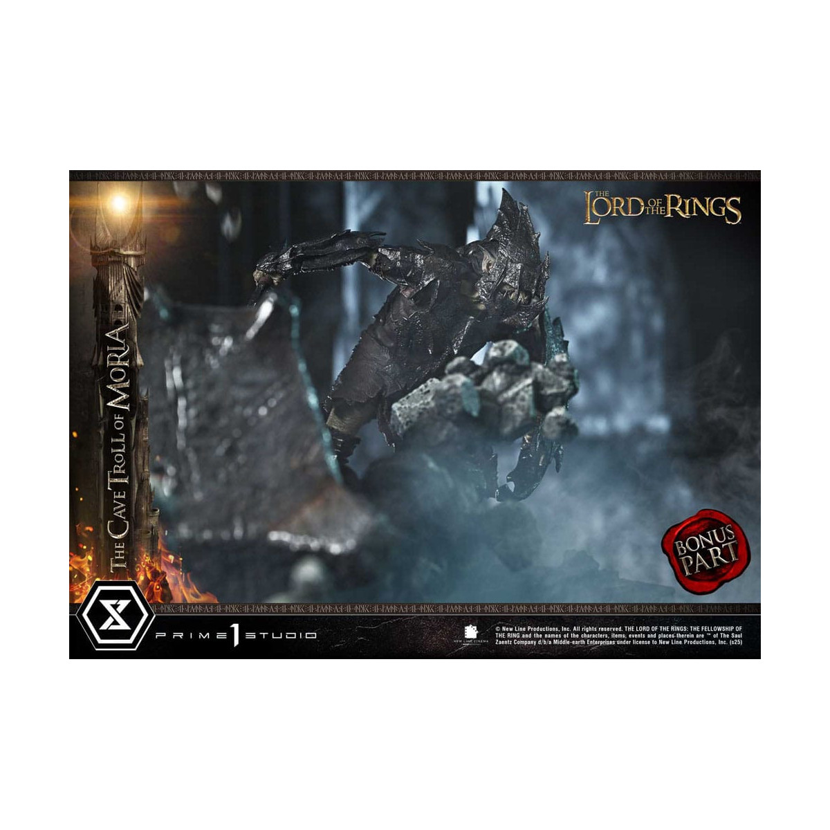 Prime 1 Studio - Troll della Caverna di Moria Versione Bonus - Il Signore degli Anelli Serie Premium Masterline 1/6