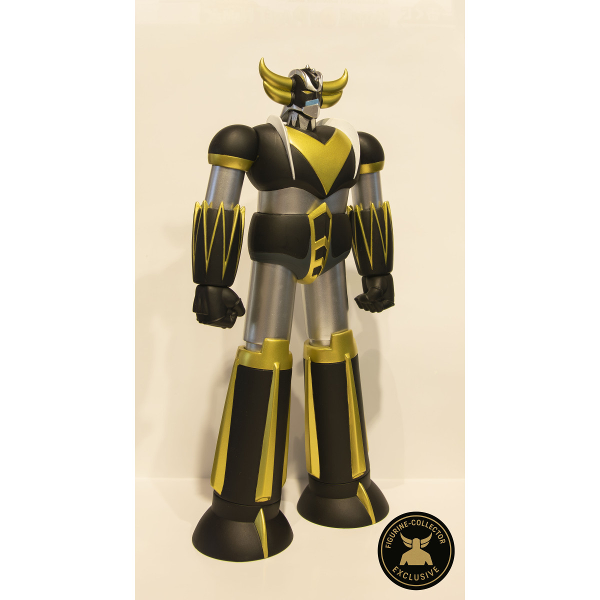 HL Pro - Goldrake (Grendizer) Figurine da collezione esclusive in oro e nero - Jumbo Machinder - Shogun Warrior Ufo Robot Grendi