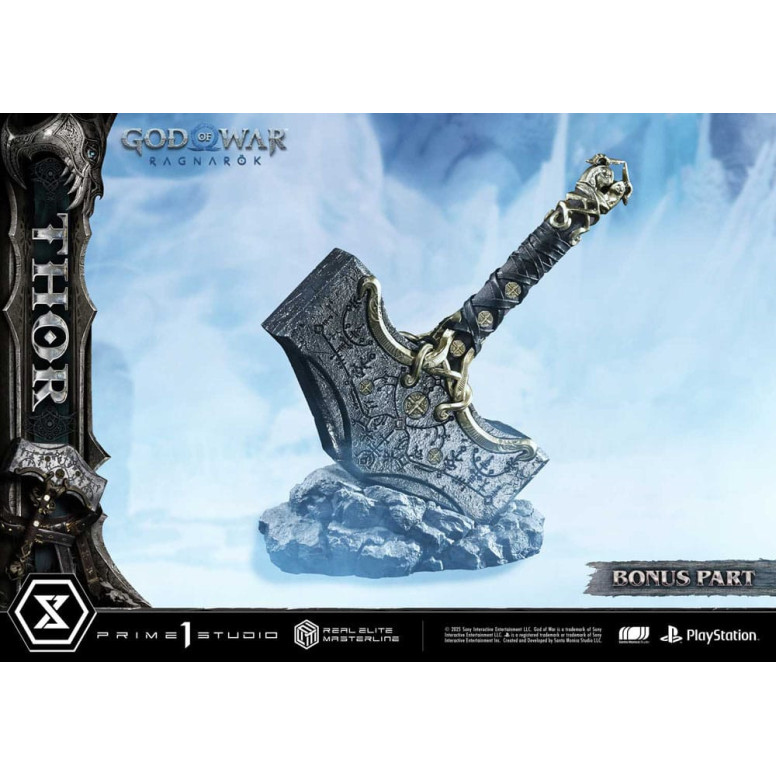 Prime 1 Studio - God of War: Ragnarok - Thor Deluxe Bonus Version - Real Elite Masterline Series 1/3