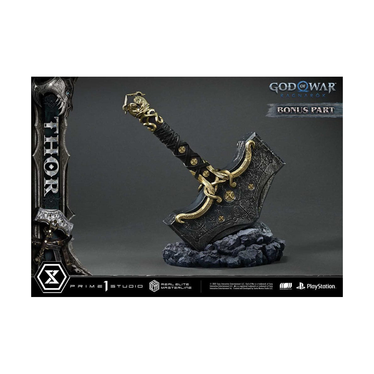 Prime 1 Studio - God of War: Ragnarok - Thor Deluxe Bonus Version - Real Elite Masterline Series 1/3