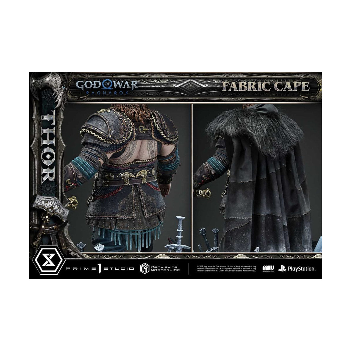 Prime 1 Studio - God of War: Ragnarok - Thor Deluxe Bonus Version - Real Elite Masterline Series 1/3