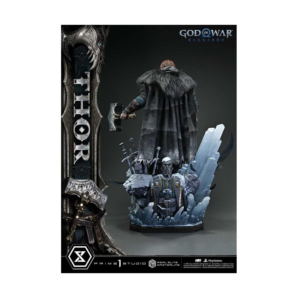 Prime 1 Studio - God of War: Ragnarok - Thor Deluxe Bonus Version - Real Elite Masterline Series 1/3