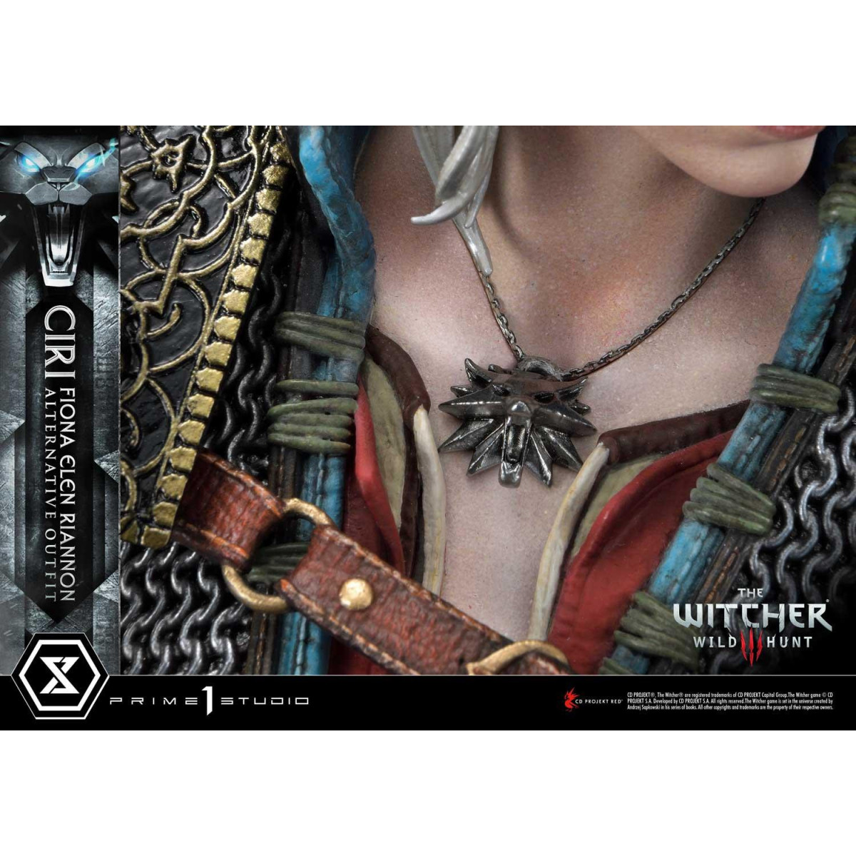 Prime 1 Studio - The Witcher 3: Caccia Selvaggia - Ciri Fiona Elen Riannon Abito alternativo DX Versione Bonus Masterline Premiu