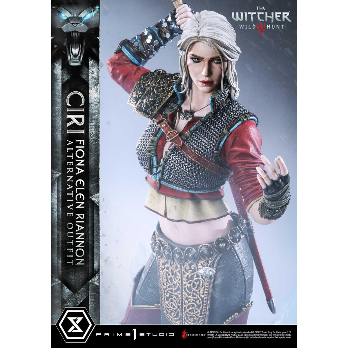 Prime 1 Studio - The Witcher 3: Caccia Selvaggia - Ciri Fiona Elen Riannon Abito alternativo DX Versione Bonus Masterline Premiu