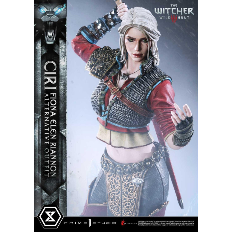 Prime 1 Studio - The Witcher 3: Caccia Selvaggia - Ciri Fiona Elen Riannon Abito alternativo DX Versione Bonus Masterline Premiu