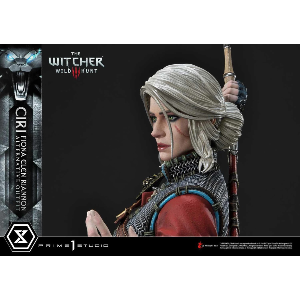 Prime 1 Studio - The Witcher 3: Caccia Selvaggia - Ciri Fiona Elen Riannon Abito alternativo DX Versione Bonus Masterline Premiu