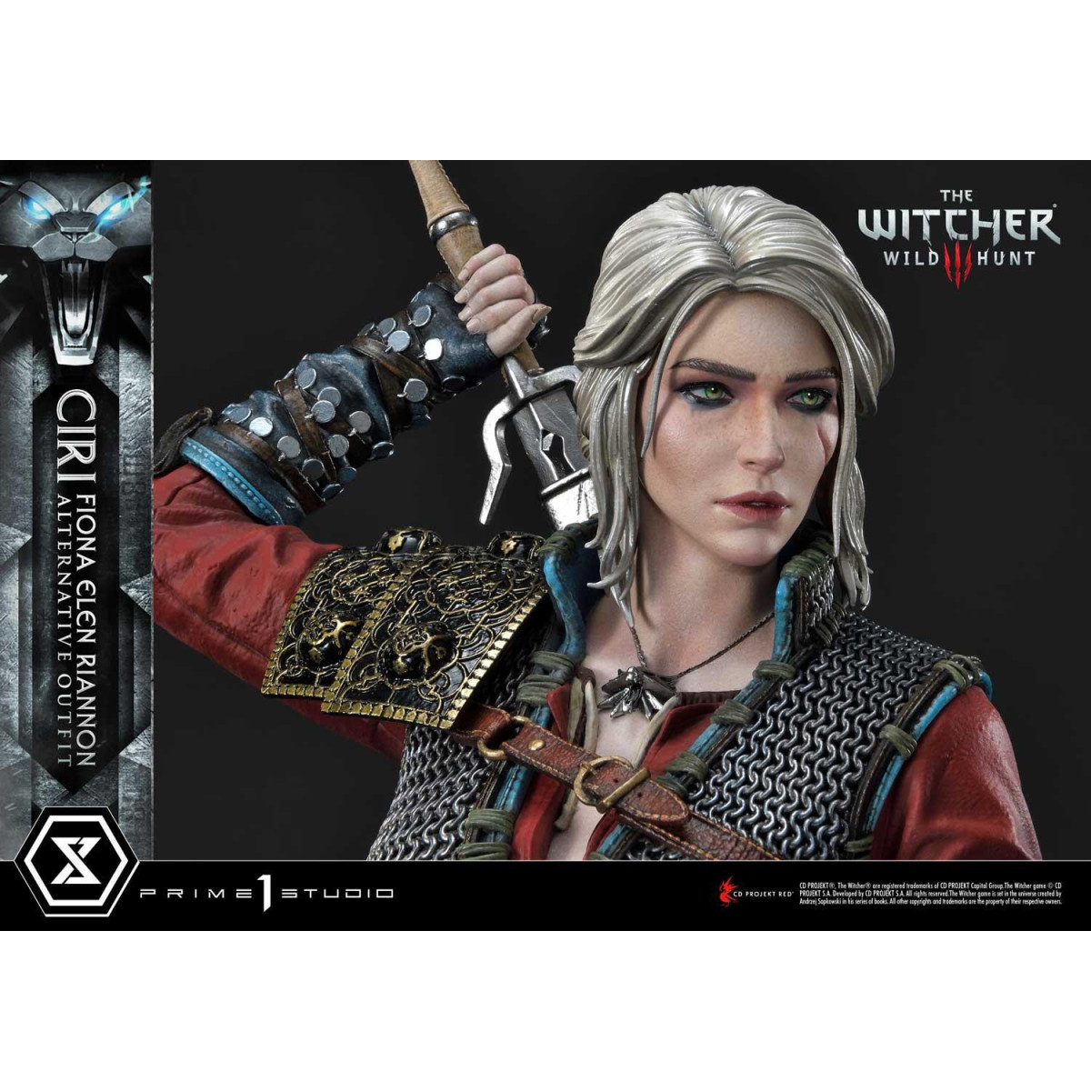 Prime 1 Studio - The Witcher 3: Caccia Selvaggia - Ciri Fiona Elen Riannon Abito alternativo DX Versione Bonus Masterline Premiu