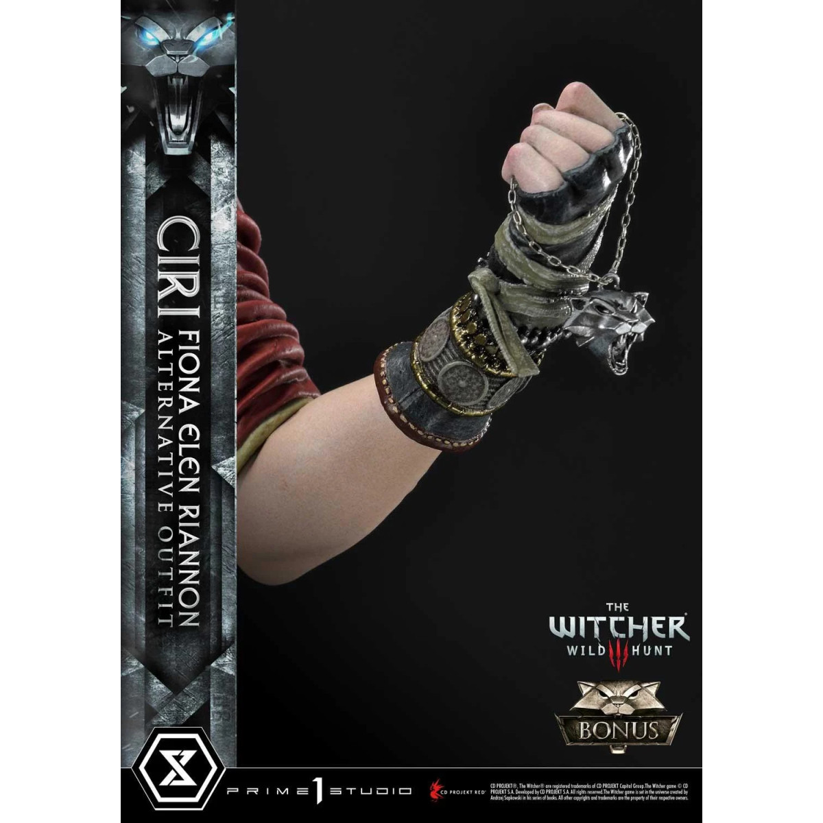 Prime 1 Studio - The Witcher 3: Caccia Selvaggia - Ciri Fiona Elen Riannon Abito alternativo DX Versione Bonus Masterline Premiu