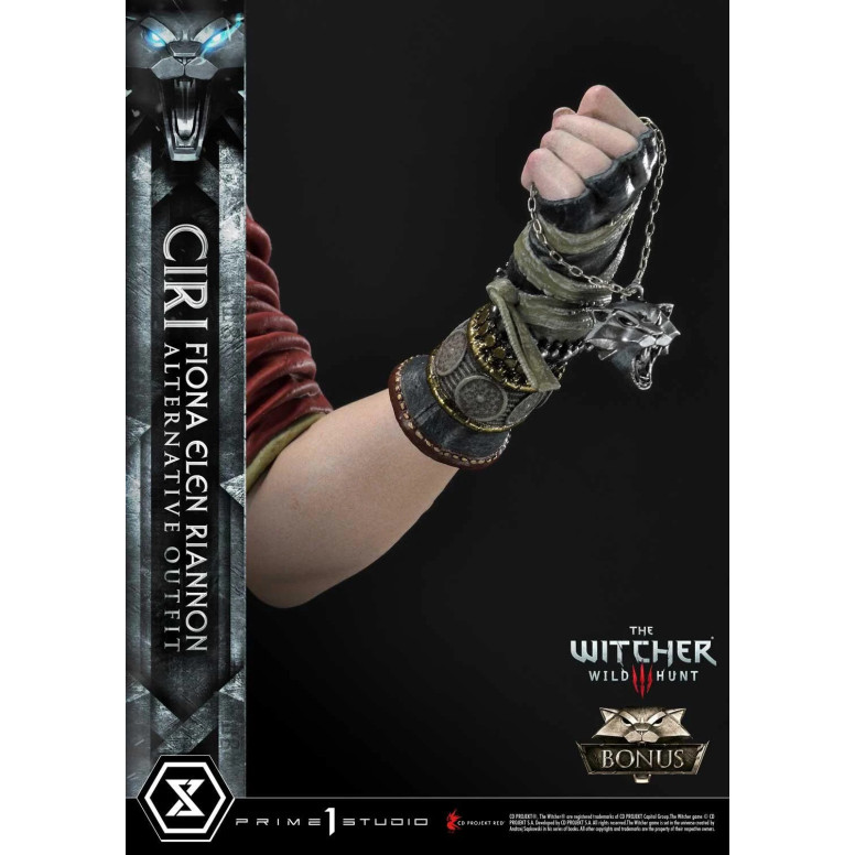 Prime 1 Studio - The Witcher 3: Caccia Selvaggia - Ciri Fiona Elen Riannon Abito alternativo DX Versione Bonus Masterline Premiu