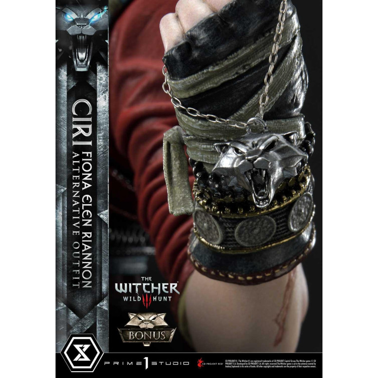 Prime 1 Studio - The Witcher 3: Caccia Selvaggia - Ciri Fiona Elen Riannon Abito alternativo DX Versione Bonus Masterline Premiu