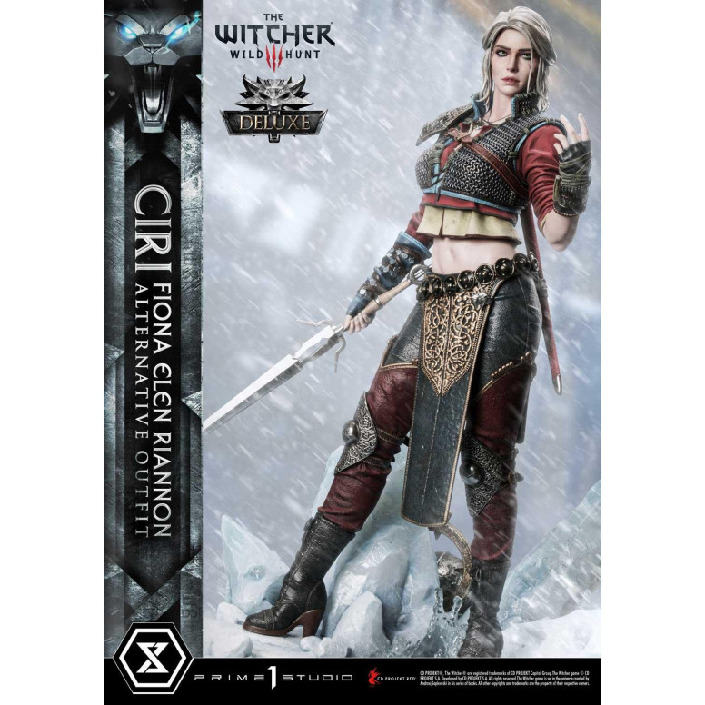 Prime 1 Studio - The Witcher 3: Caccia Selvaggia - Ciri Fiona Elen Riannon Abito alternativo DX Versione Bonus Masterline Premiu