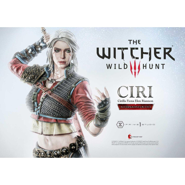 Prime 1 Studio - The Witcher 3: Caccia Selvaggia - Ciri Fiona Elen Riannon Abito alternativo DX Versione Bonus Masterline Premiu
