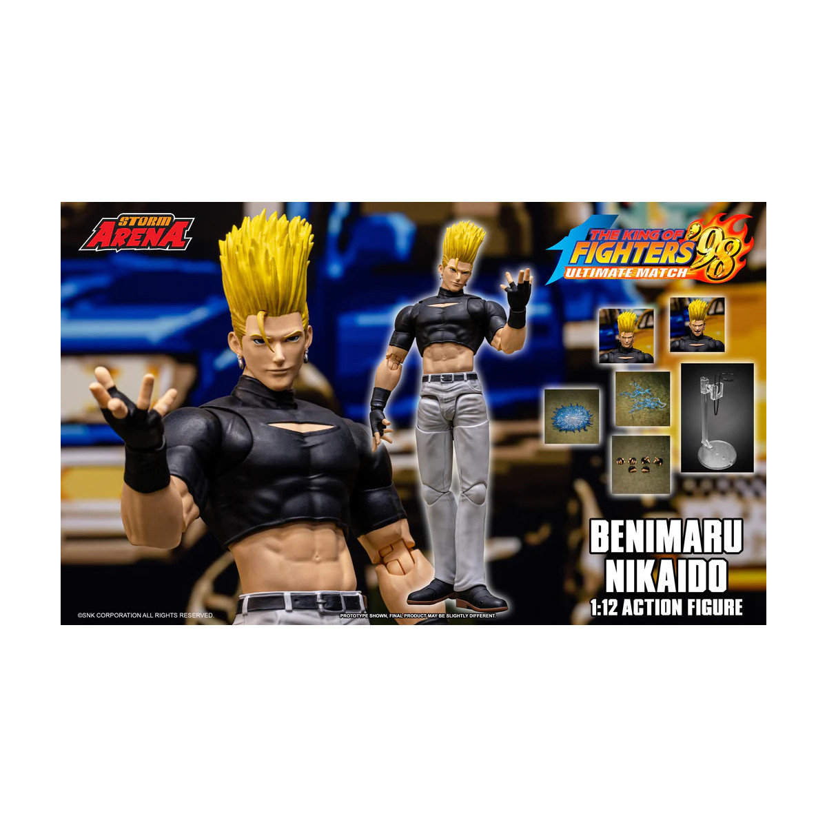 Storm Collectibles - The King of Fighters '98 UM - Benimaru Nikaido (Hero Team) Storm Arena 1/12