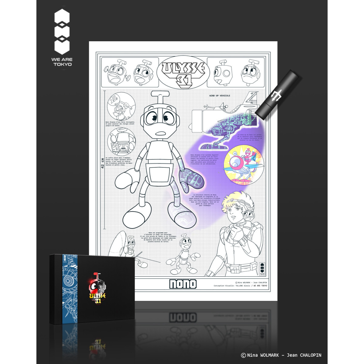 Ulisse 31 Stampa UV - Nono A4 - Noi siamo Tokyo