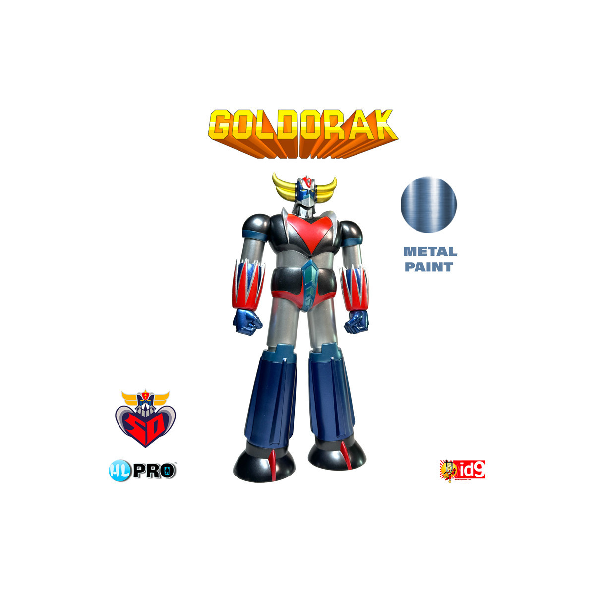 HL Pro - Goldrake (Grendizer) Metallic Touch 50Th Anniv 60cm (Logo Francais)