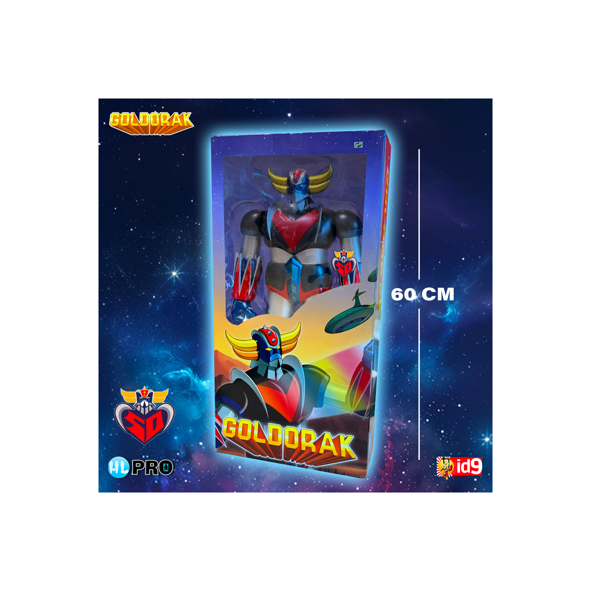 HL Pro - Goldrake (Grendizer) Metallic Touch 50Th Anniv 60cm (Logo Francais)