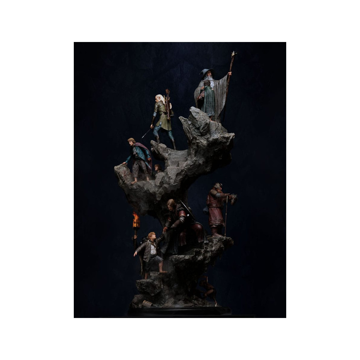 Statuetta della Masters Collection de Il Signore degli Anelli - La Compagnia dell'Anello Edizione Limitata 1/6