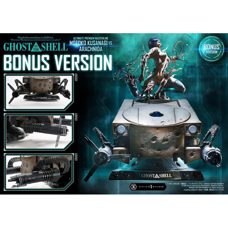 Prime 1 Studio Ghost in the Shell - Motoko Kusanagi vs Arachnida Versione bonus Serie Ultimate Premium Masterline 1/4