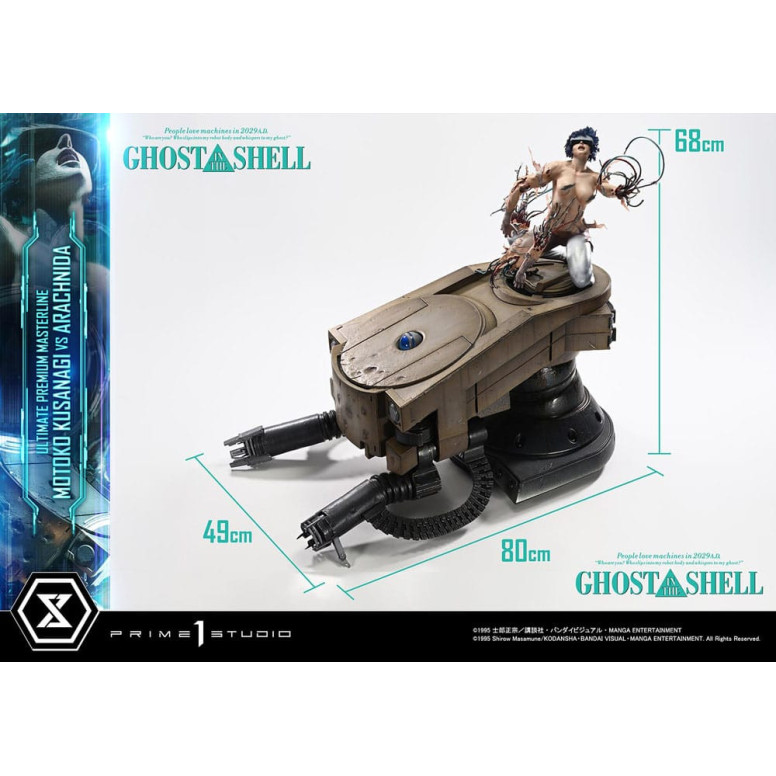 Prime 1 Studio Ghost in the Shell - Motoko Kusanagi vs Arachnida Versione bonus Serie Ultimate Premium Masterline 1/4