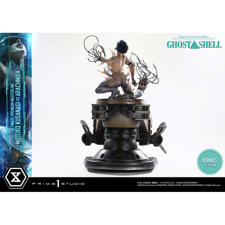 Prime 1 Studio Ghost in the Shell - Motoko Kusanagi vs Arachnida Versione bonus Serie Ultimate Premium Masterline 1/4