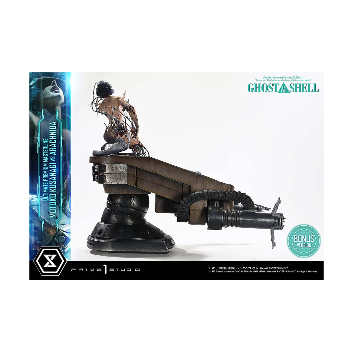 Prime 1 Studio Ghost in the Shell - Motoko Kusanagi vs Arachnida Versione bonus Serie Ultimate Premium Masterline 1/4