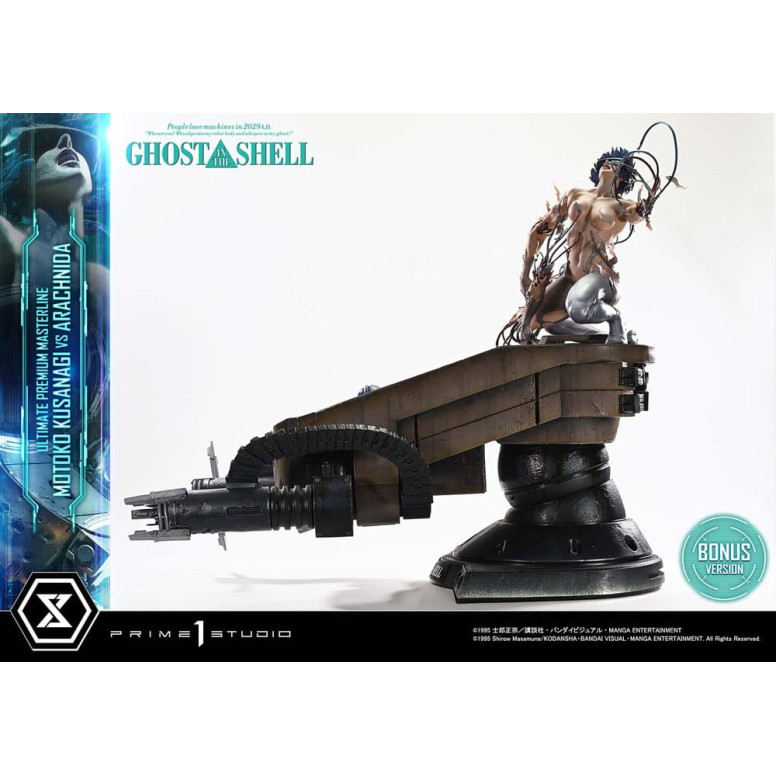 Prime 1 Studio Ghost in the Shell - Motoko Kusanagi vs Arachnida Versione bonus Serie Ultimate Premium Masterline 1/4