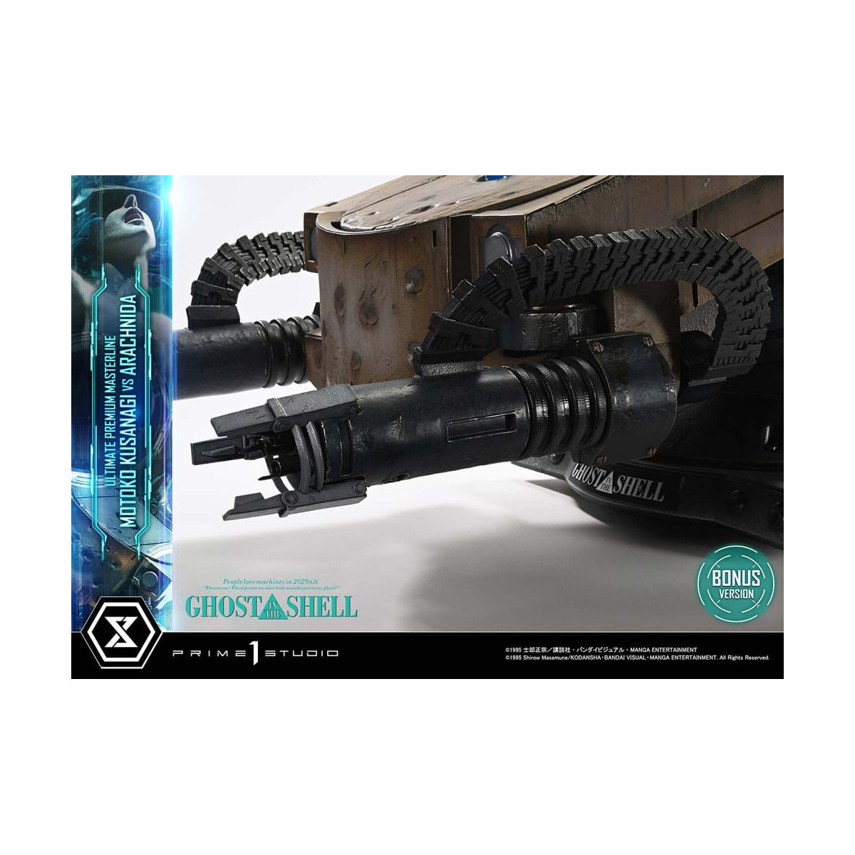 Prime 1 Studio Ghost in the Shell - Motoko Kusanagi vs Arachnida Versione bonus Serie Ultimate Premium Masterline 1/4