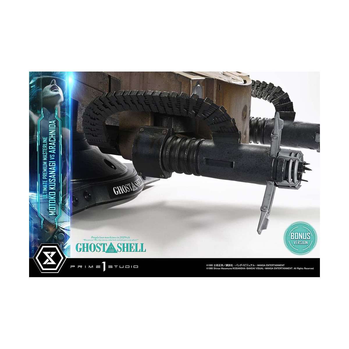 Prime 1 Studio Ghost in the Shell - Motoko Kusanagi vs Arachnida Versione bonus Serie Ultimate Premium Masterline 1/4