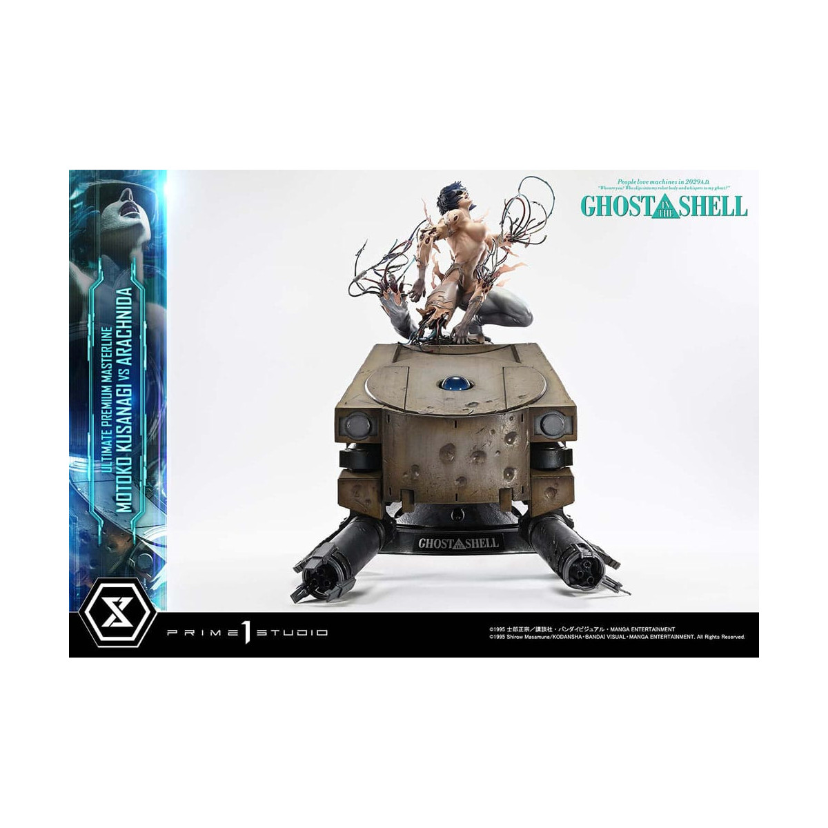 Prime 1 Studio Ghost in the Shell - Motoko Kusanagi vs Arachnida Versione bonus Serie Ultimate Premium Masterline 1/4