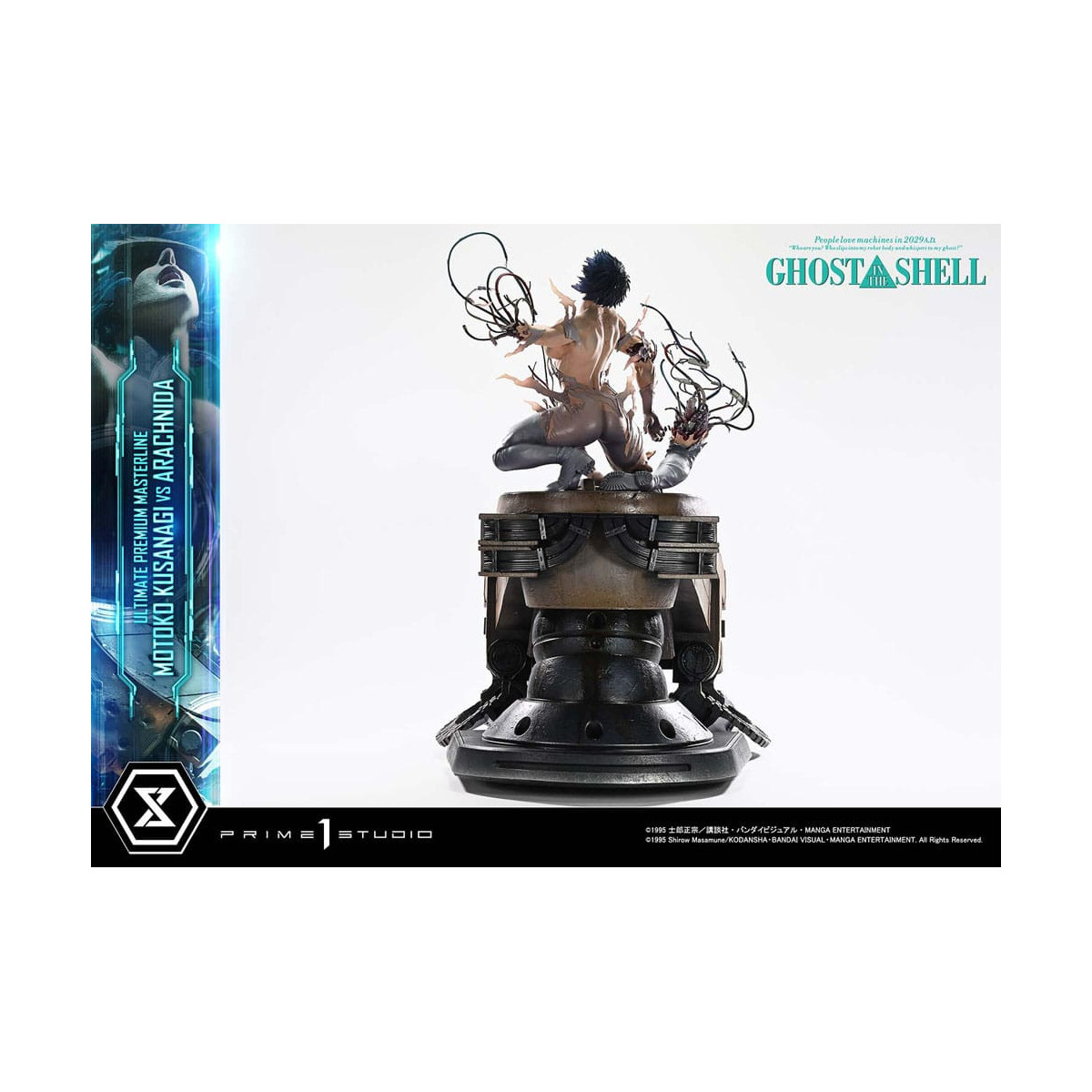 Prime 1 Studio Ghost in the Shell - Motoko Kusanagi vs Arachnida Versione bonus Serie Ultimate Premium Masterline 1/4