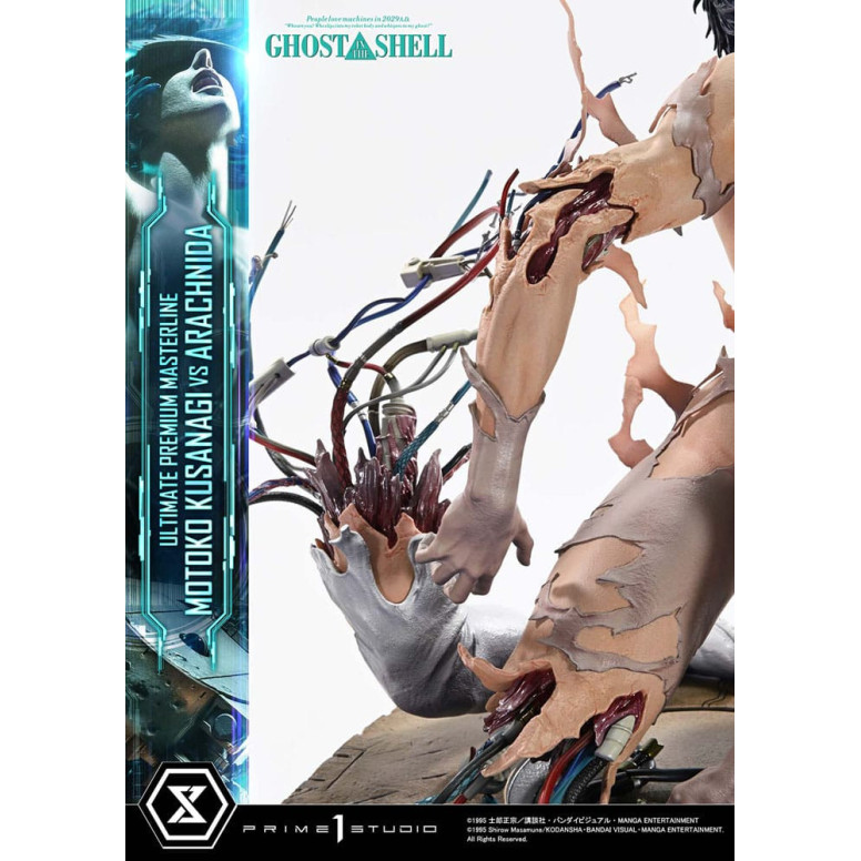 Prime 1 Studio Ghost in the Shell - Motoko Kusanagi vs Arachnida Versione bonus Serie Ultimate Premium Masterline 1/4