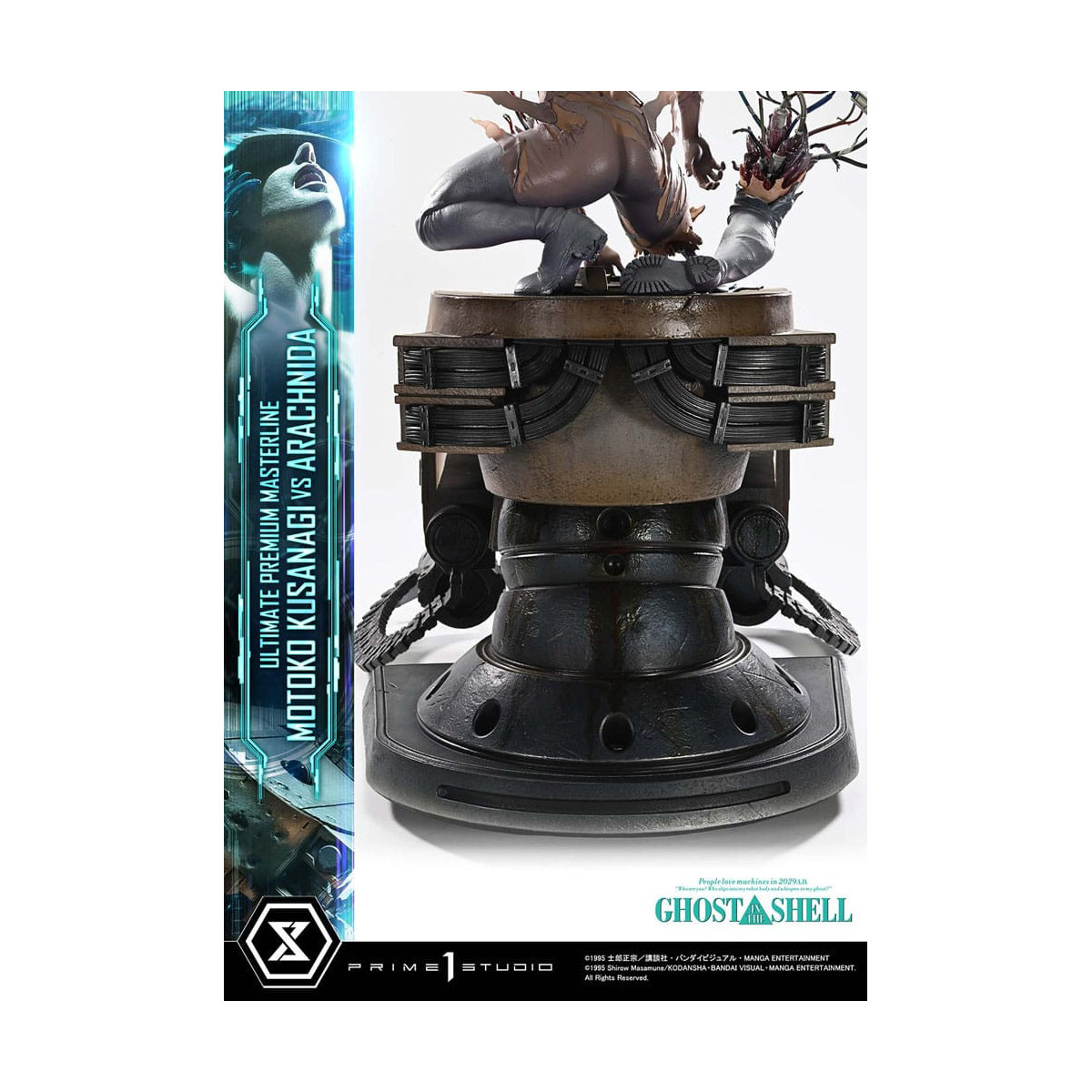 Prime 1 Studio Ghost in the Shell - Motoko Kusanagi vs Arachnida Versione bonus Serie Ultimate Premium Masterline 1/4