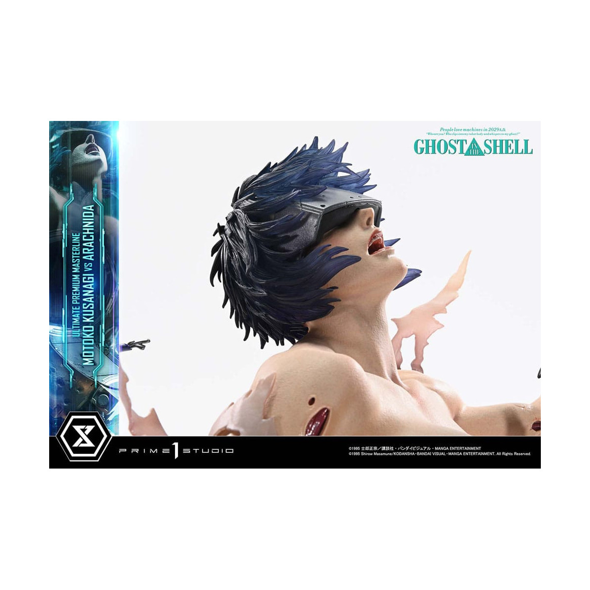 Prime 1 Studio Ghost in the Shell - Motoko Kusanagi vs Arachnida Versione bonus Serie Ultimate Premium Masterline 1/4