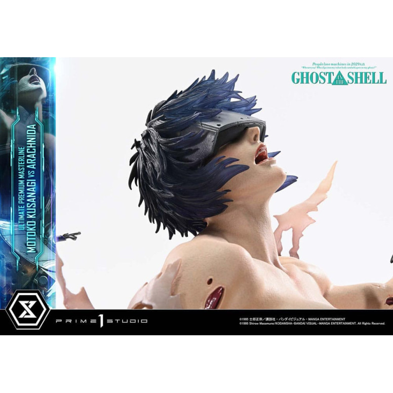 Prime 1 Studio Ghost in the Shell - Motoko Kusanagi vs Arachnida Versione bonus Serie Ultimate Premium Masterline 1/4