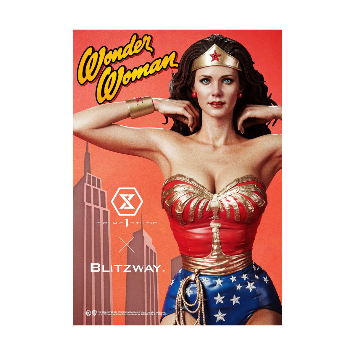 Prime 1 Studio X Blitzway DC Comics - Lynda Carter Wonder Woman 1975 Bonus Version 1/3 Statua