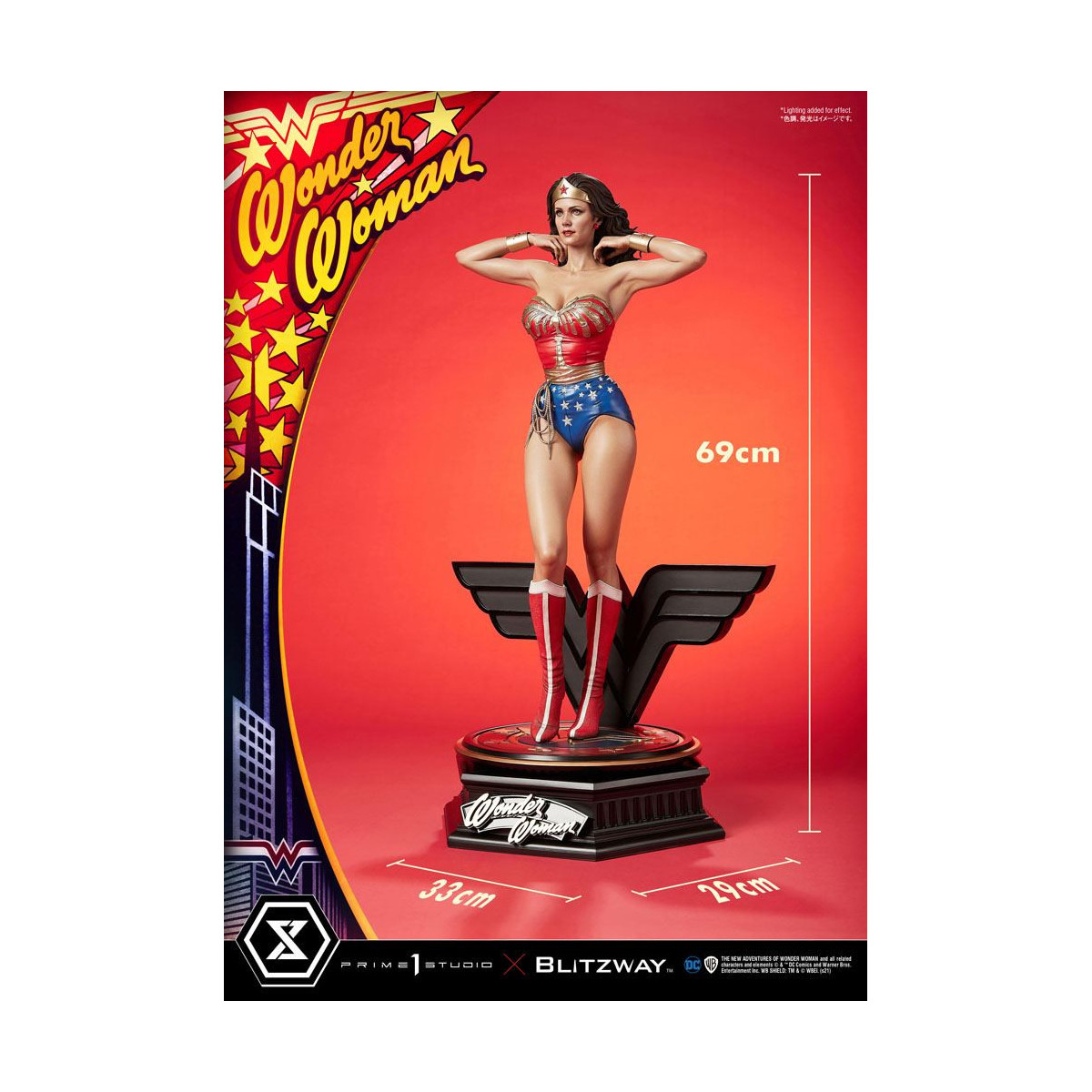 Prime 1 Studio X Blitzway DC Comics - Lynda Carter Wonder Woman 1975 Bonus Version 1/3 Statua