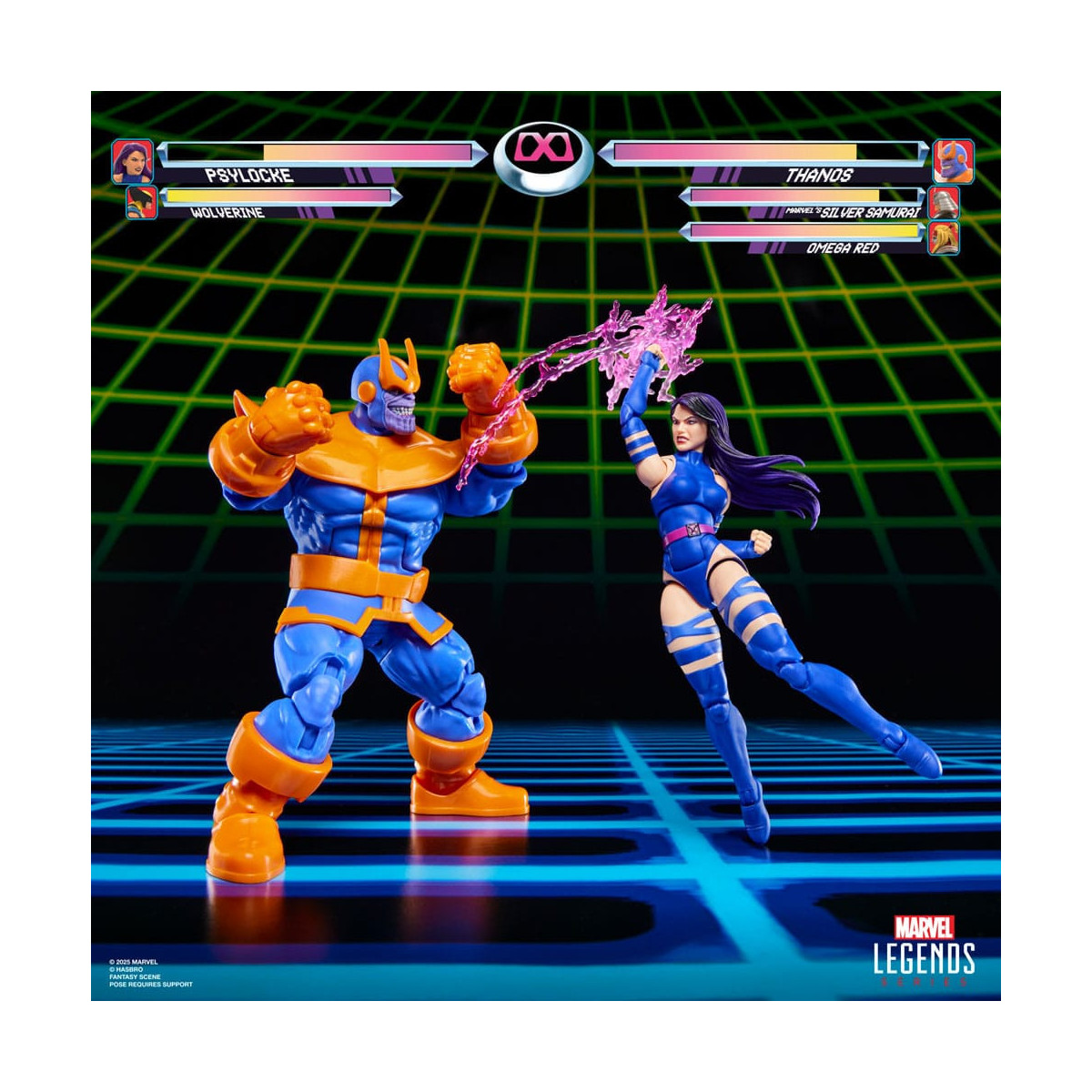 Hasbro Marvel Legends Serie Gamerverse - Psylocke contro Thanos