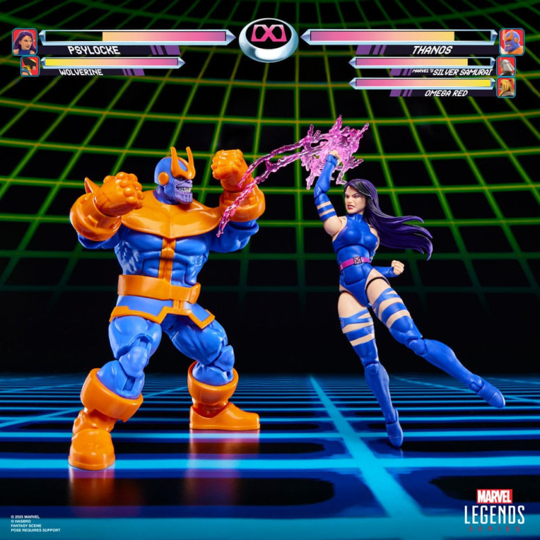 Hasbro Marvel Legends Serie Gamerverse - Psylocke contro Thanos