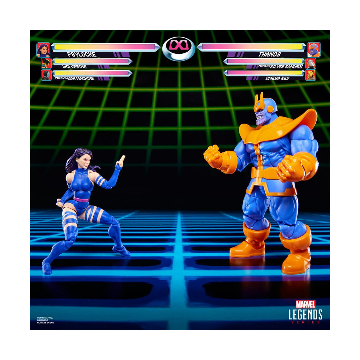 Hasbro Marvel Legends Serie Gamerverse - Psylocke contro Thanos