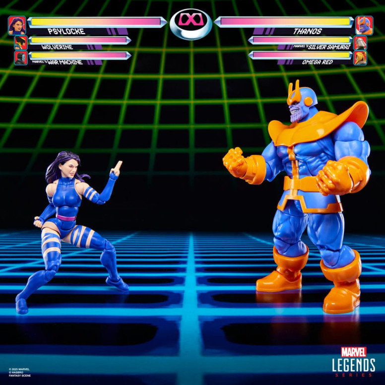 Hasbro Marvel Legends Serie Gamerverse - Psylocke contro Thanos