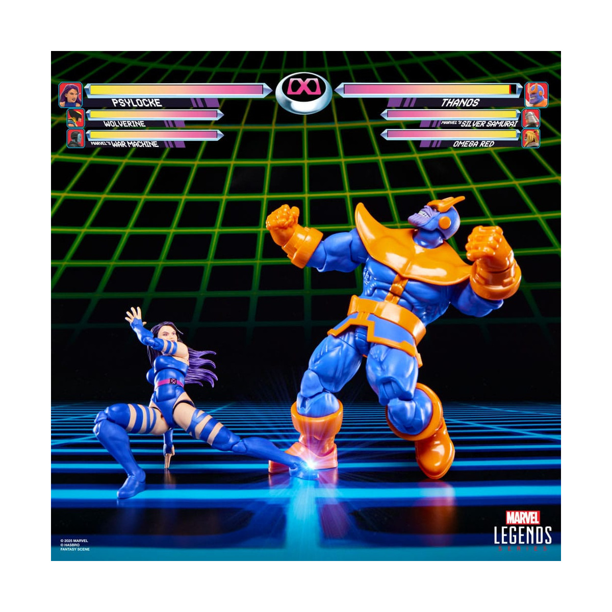Hasbro Marvel Legends Serie Gamerverse - Psylocke contro Thanos