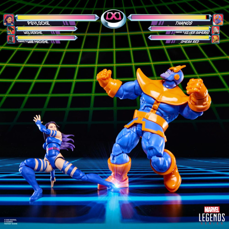 Hasbro Marvel Legends Serie Gamerverse - Psylocke contro Thanos