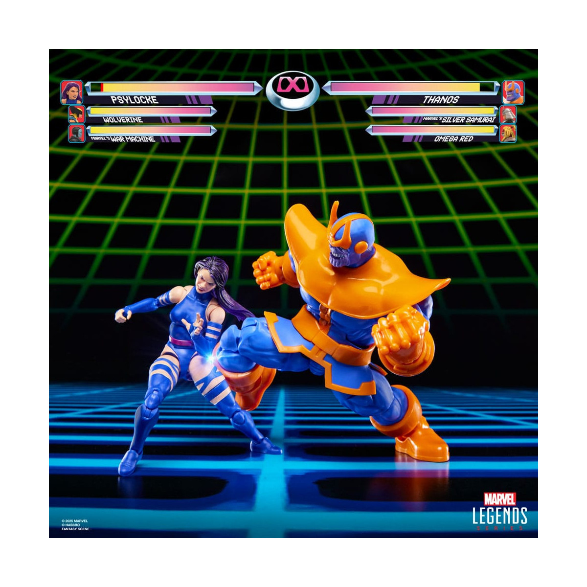 Hasbro Marvel Legends Serie Gamerverse - Psylocke contro Thanos