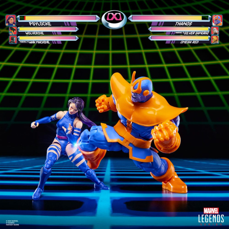 Hasbro Marvel Legends Serie Gamerverse - Psylocke contro Thanos