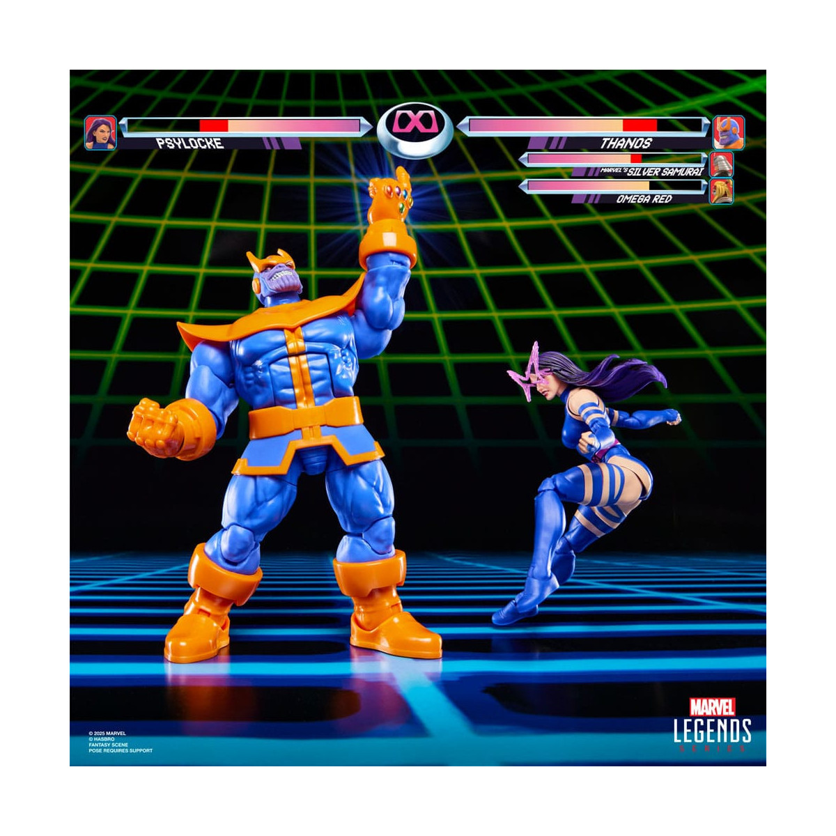 Hasbro Marvel Legends Serie Gamerverse - Psylocke contro Thanos