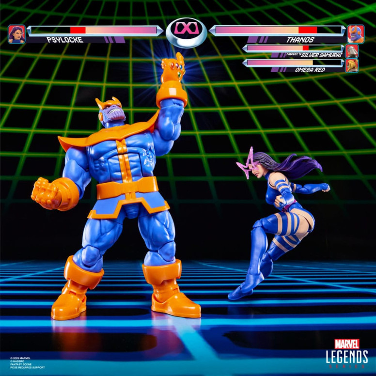 Hasbro Marvel Legends Serie Gamerverse - Psylocke contro Thanos
