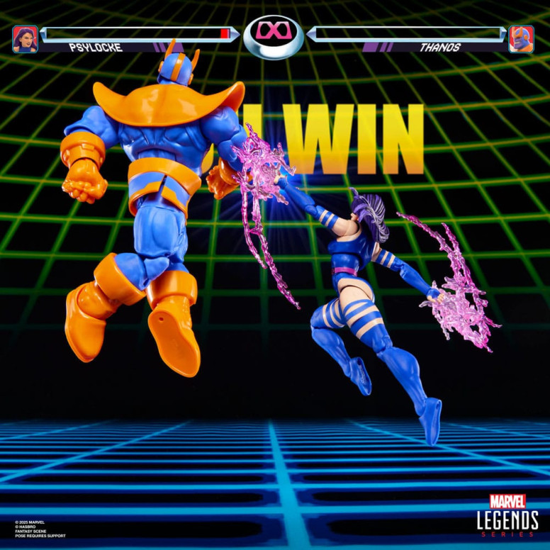 Hasbro Marvel Legends Serie Gamerverse - Psylocke contro Thanos